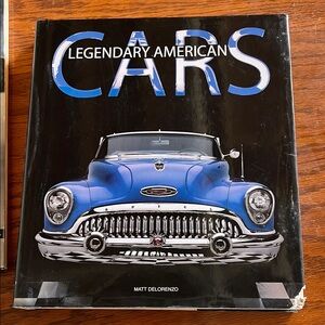 Legendary American Cars Book - Blue Cover